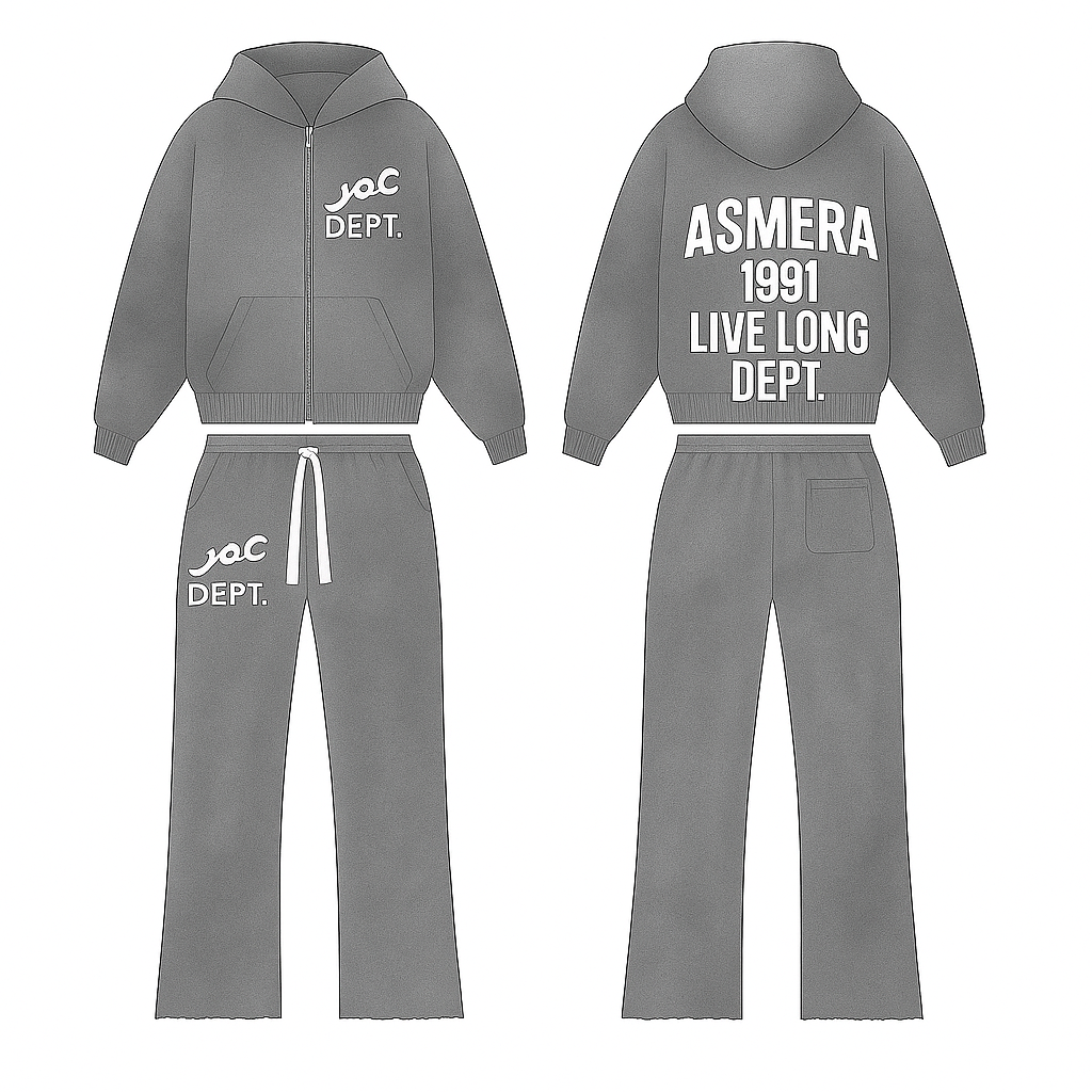 Grey Asmera tracksuit